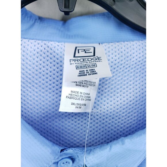 NC Tarheels Blue Vented Fishing Shirt Mens 3XL 54/56 Classic Fit UPF 50+ - Picture 5 of 9